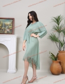 The New Listing Autumn Dress With Fringes And Tassel Plus Size Women's Casual Dress Madi Tassel Dress