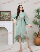 The New Listing Autumn Dress With Fringes And Tassel Plus Size Women's Casual Dress Madi Tassel Dress