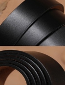 Long Large Plus Size 130 140 150 160cm Vintage Alloy Pin Buckle Men Belt High Quality Cow Genuine Leather Luxury Strap Male Belt