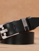 Long Large Plus Size 130 140 150 160cm Vintage Alloy Pin Buckle Men Belt High Quality Cow Genuine Leather Luxury Strap Male Belt