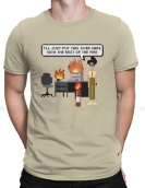 The It Crowd The Fire T Shirt Vintage Alternative Men's Tshirt Oversized O-Neck Streetwear