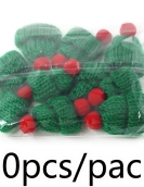 (10 Pieces/Pack) 4 Small 6cm MINI Christmas Knitted Hat Plush Yarn Finger Christmas decoration holiday handmadmadmadmadmadmade