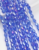 1 Strand 8 Small 12mm Space Water Drop Beads AB Shine Glass Crystal Beads Bracelets for WOMEN OCCESSADS for Jewelry Making