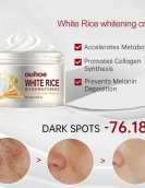 White Rice Face WHITENING CREAM Remove Darks Fade Freckle Melanin Anti Wrinkle Aging Moisturizing Brid Care New