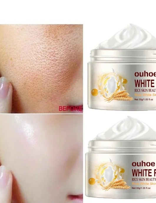 White Rice Face WHITENING CREAM Remove Darks Fade Freckle Melanin Anti Wrinkle Aging Moisturizing Brid Care New